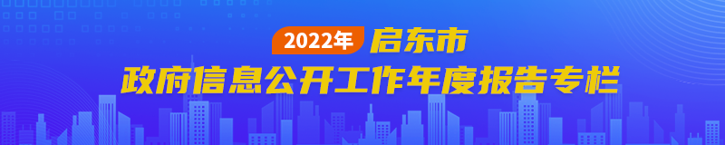 2022年啟東市政府信息公...